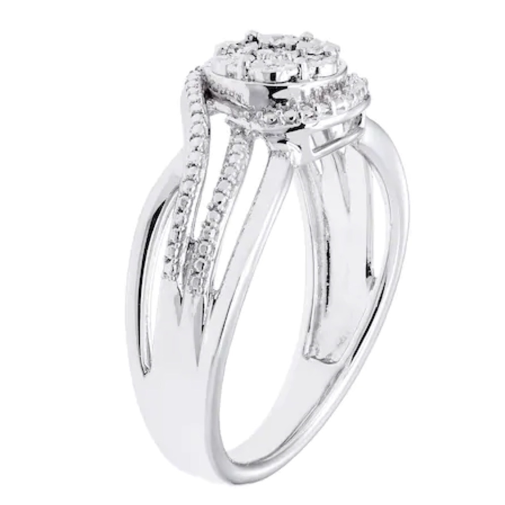 Kay Jewelers Diamond Accent Cluster Ring - Picture 4 of 7